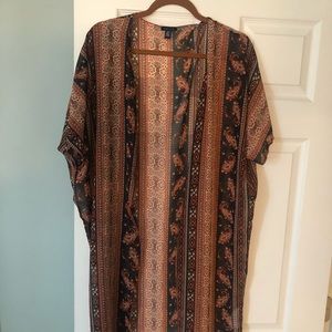Boho lightweight bathing suit cover